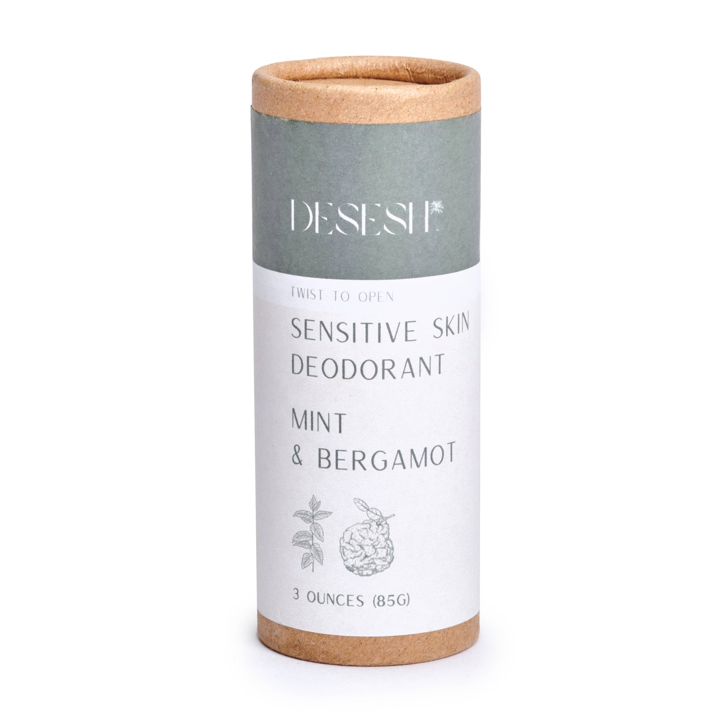 Natural Sensitive Deodorant (Aluminum Free, No Baking Soda)