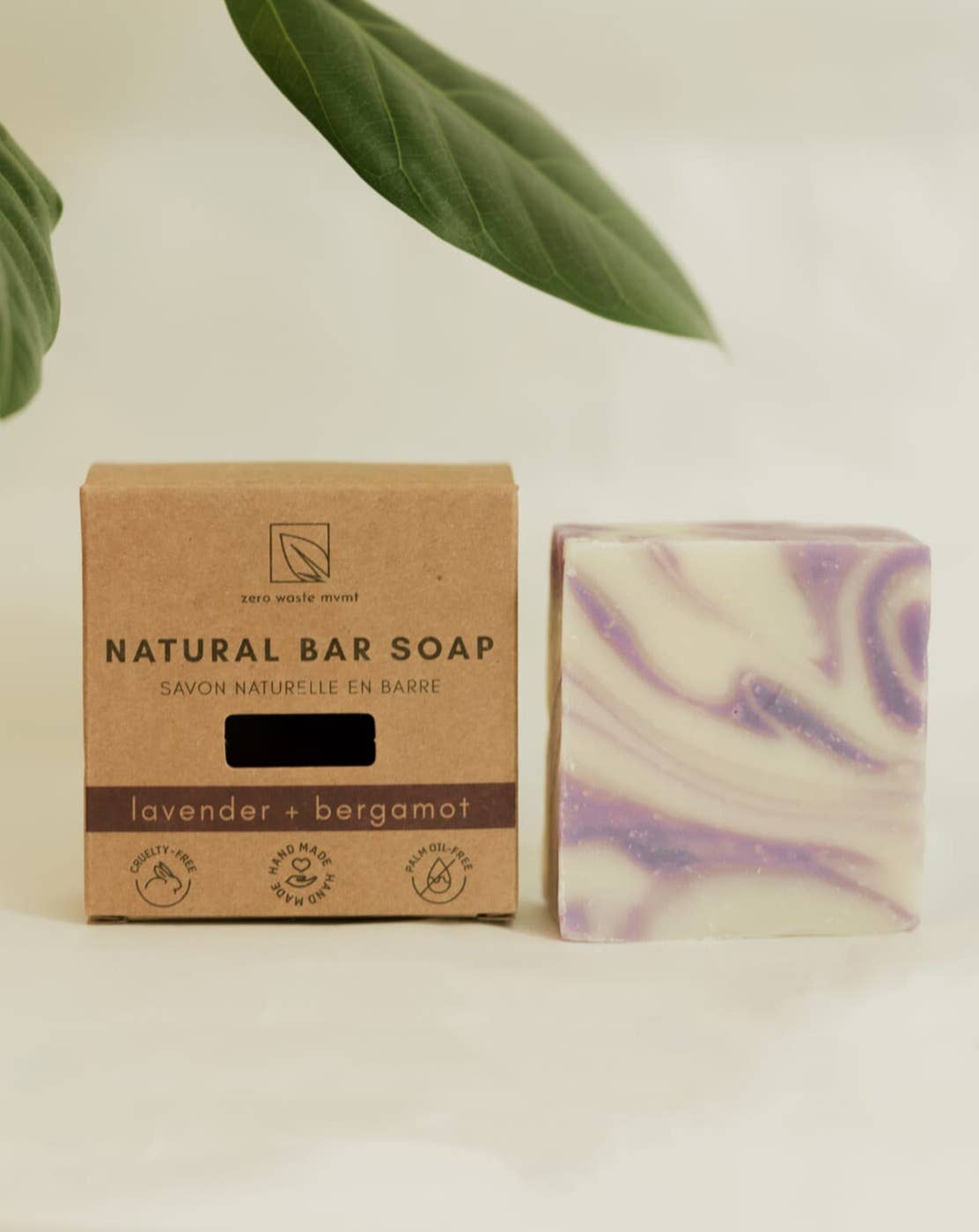 Natural Bar Soap | Lavender + Bergamot | Zero Waste