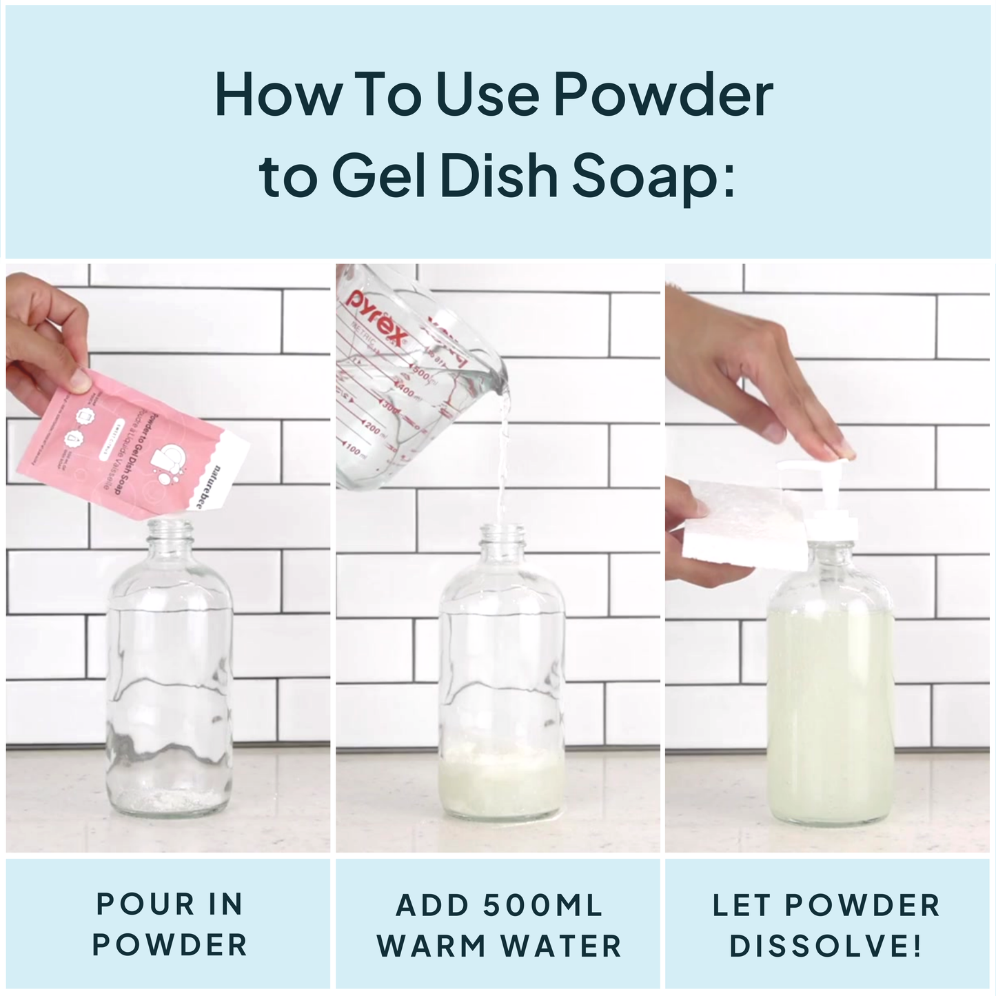 Coastal Mist Dish Soap - Powder to Gel 