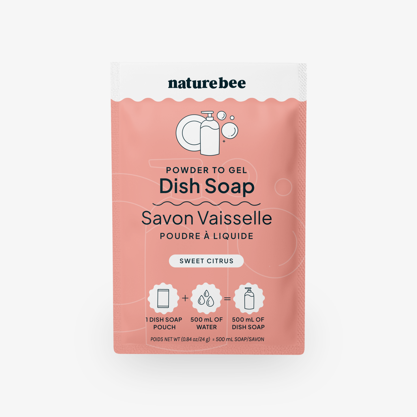 Sweet Citrus Dish Soap - Powder to Gel 