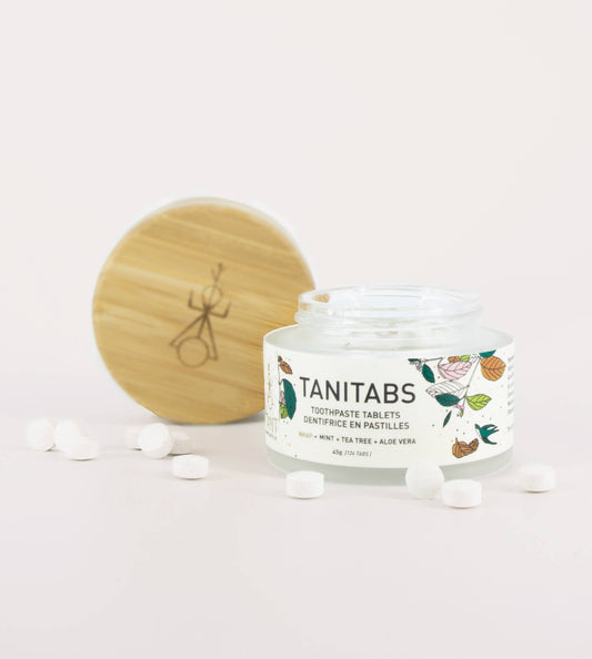 Toothpaste Tablets Fresh Mint - Reusable jar - 124 tablets