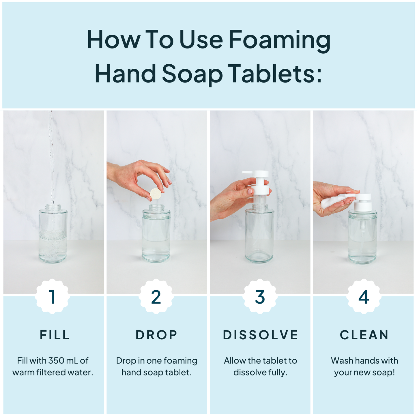 Sweet Citrus Concentrated Foaming Hand Soap Refill Tablets