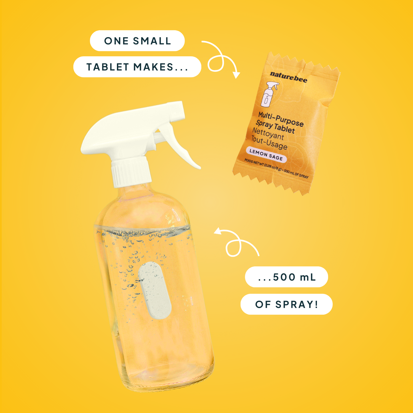 Lemon Sage Concentrated Multi-Purpose Spray Refill Tablets